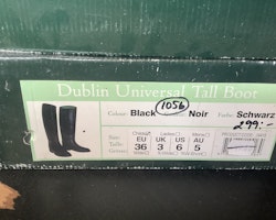 Dublin ridstövlar,stl 36,svarta,nya