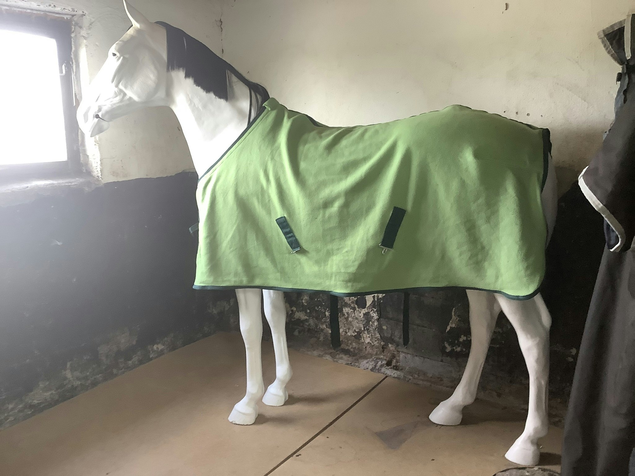 Fleecetäcke grönt,125 cm