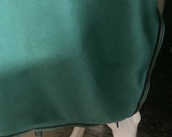 Z-täcke,fleece,grönt,liten fläck,145 cm