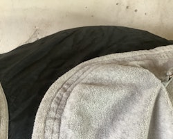 TM skrittäcke,svart,fleece under,125 cm