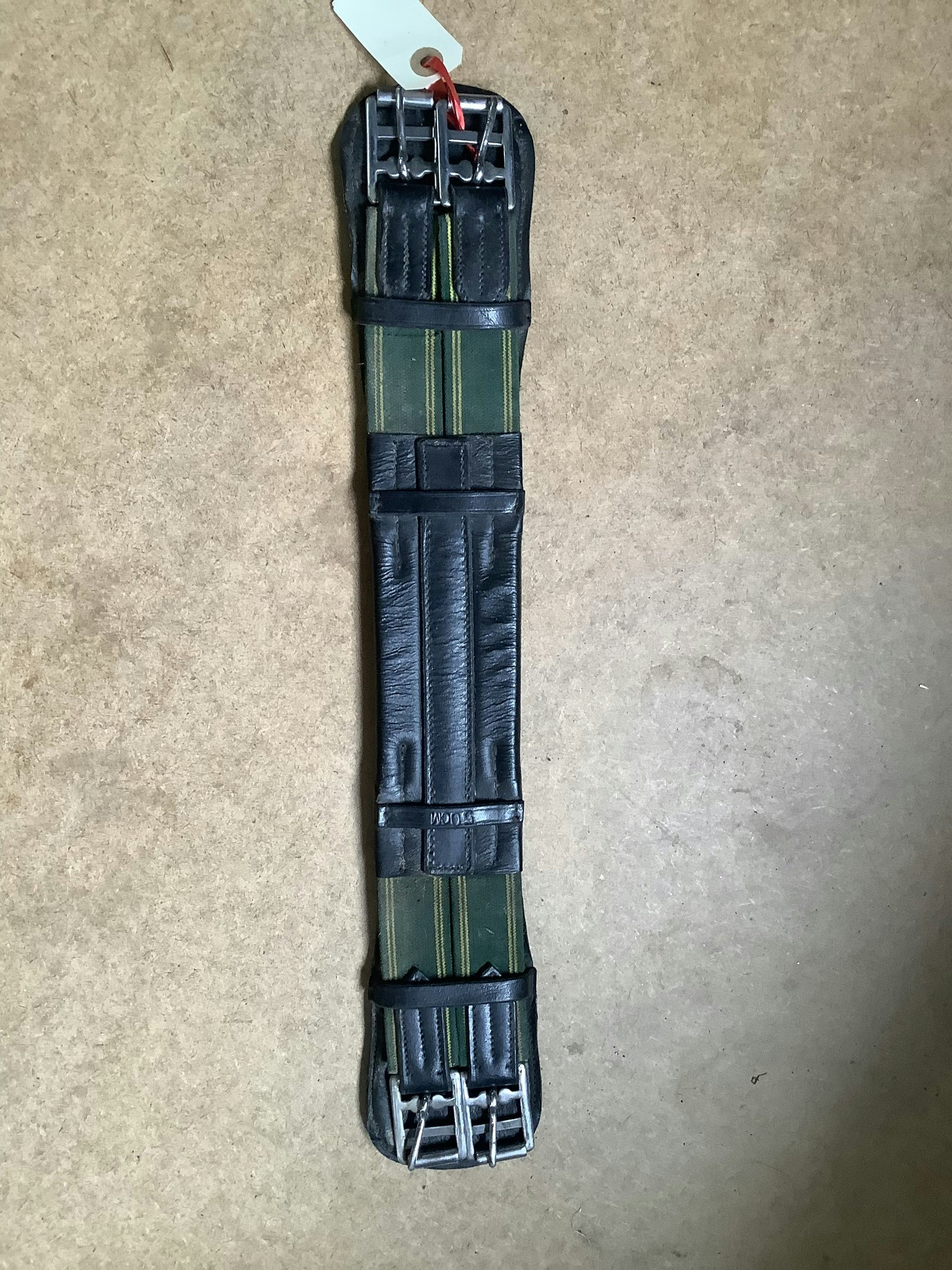 Sadelgjord läder,svart,50 cm