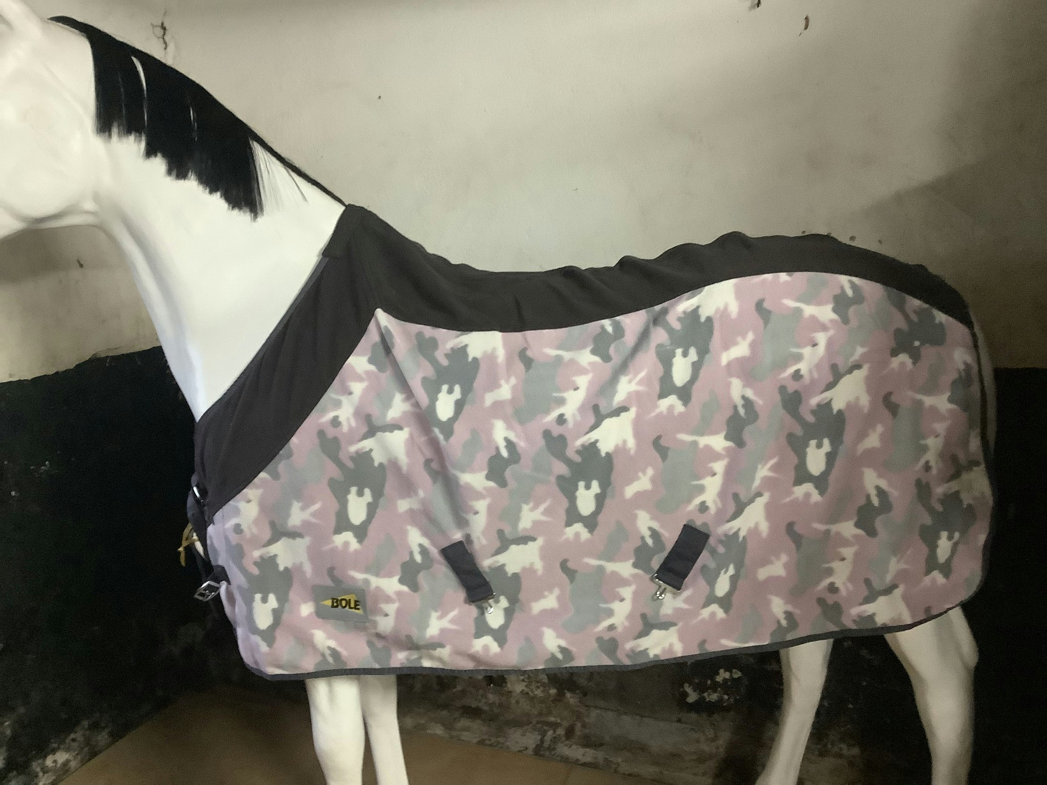 Fleecetäcke,bole,mönstrat,125 cm