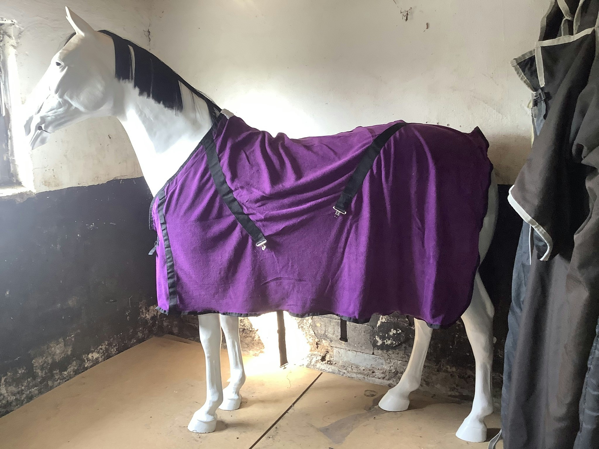 Fleecetäcke lila,130 cm