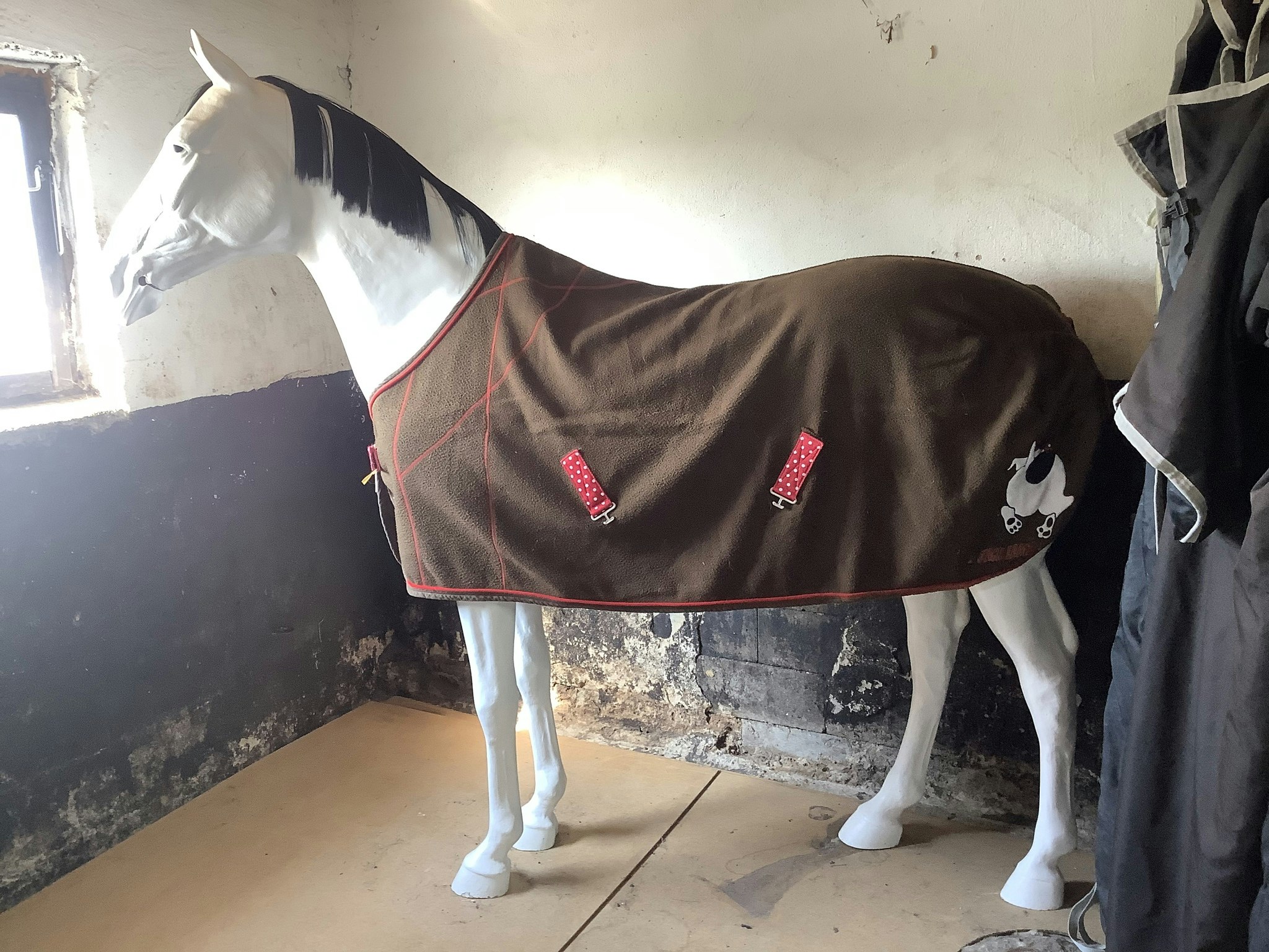 Jack Lami fleecetäcke,brunt 125 cm, ej gjordar