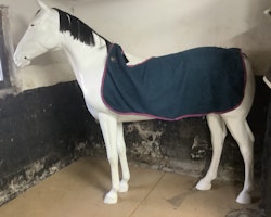 Horseback ländtäcke,blått,fleece,145 cm