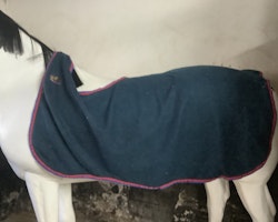 Horseback ländtäcke,blått,fleece,145 cm
