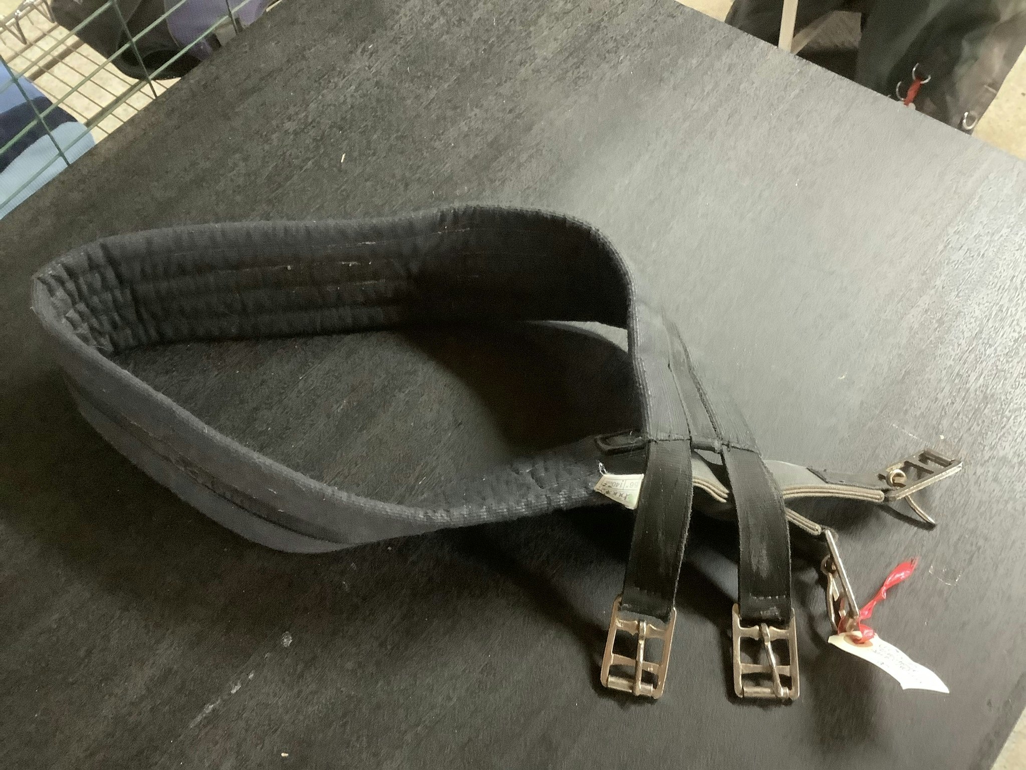Sadelgjord bucas,svart,140 cm
