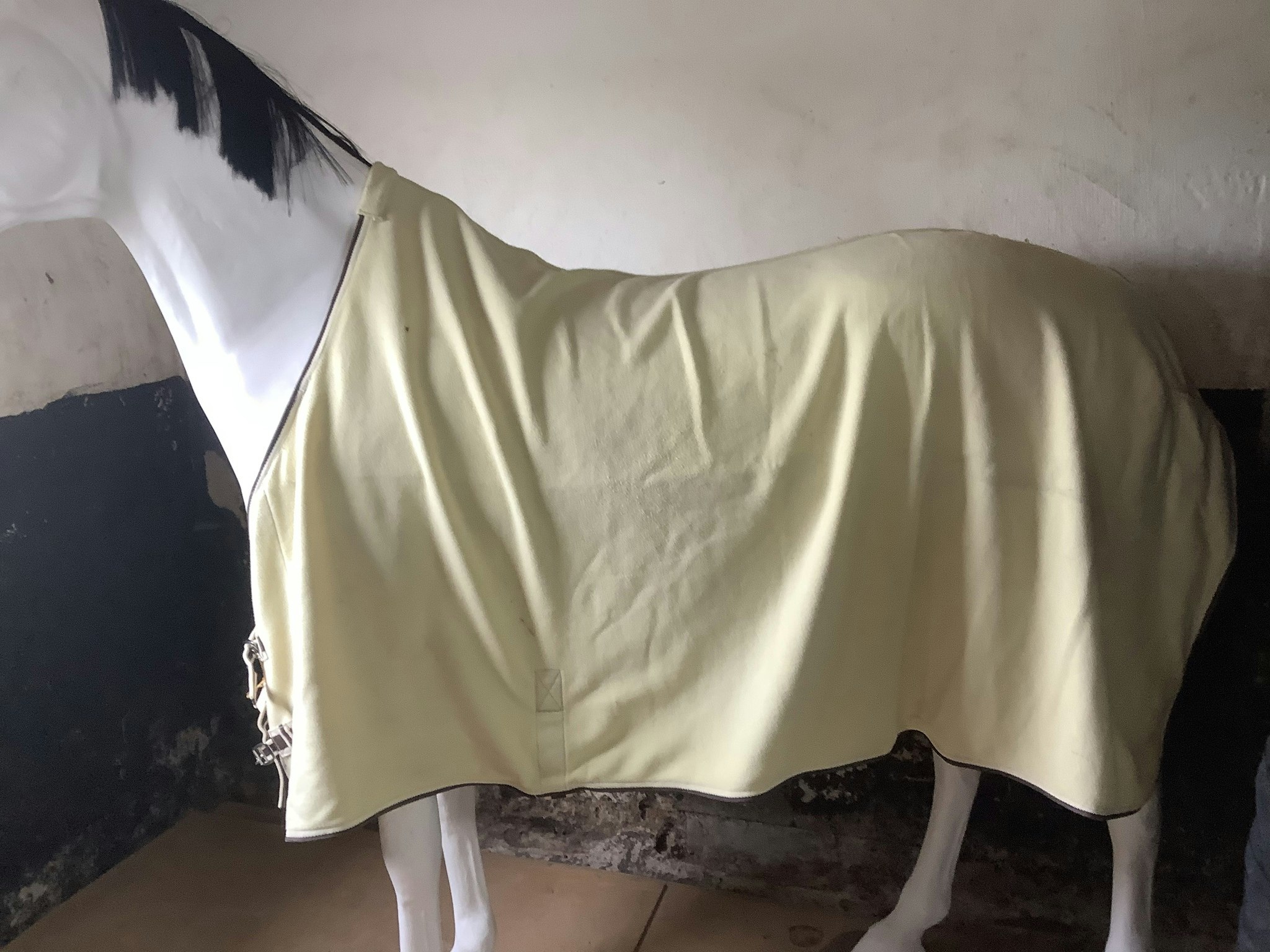 Fleecetäcke,gul,155 cm