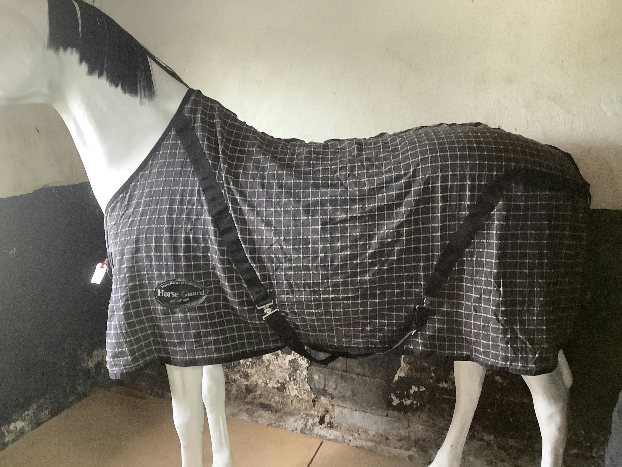 Horseguard täcke,rutigt,stl 135