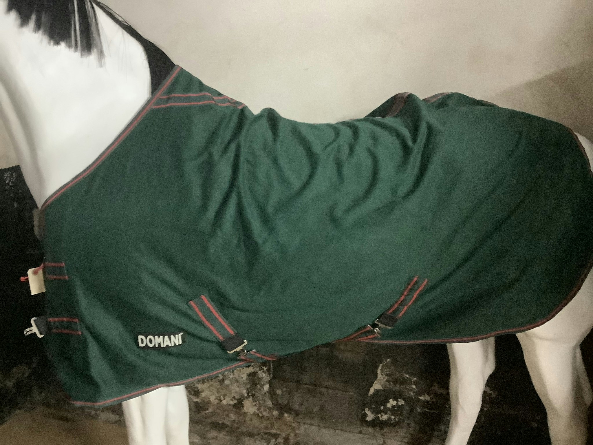 Domani bomullstäcke,grönt,stl 115,fint skick