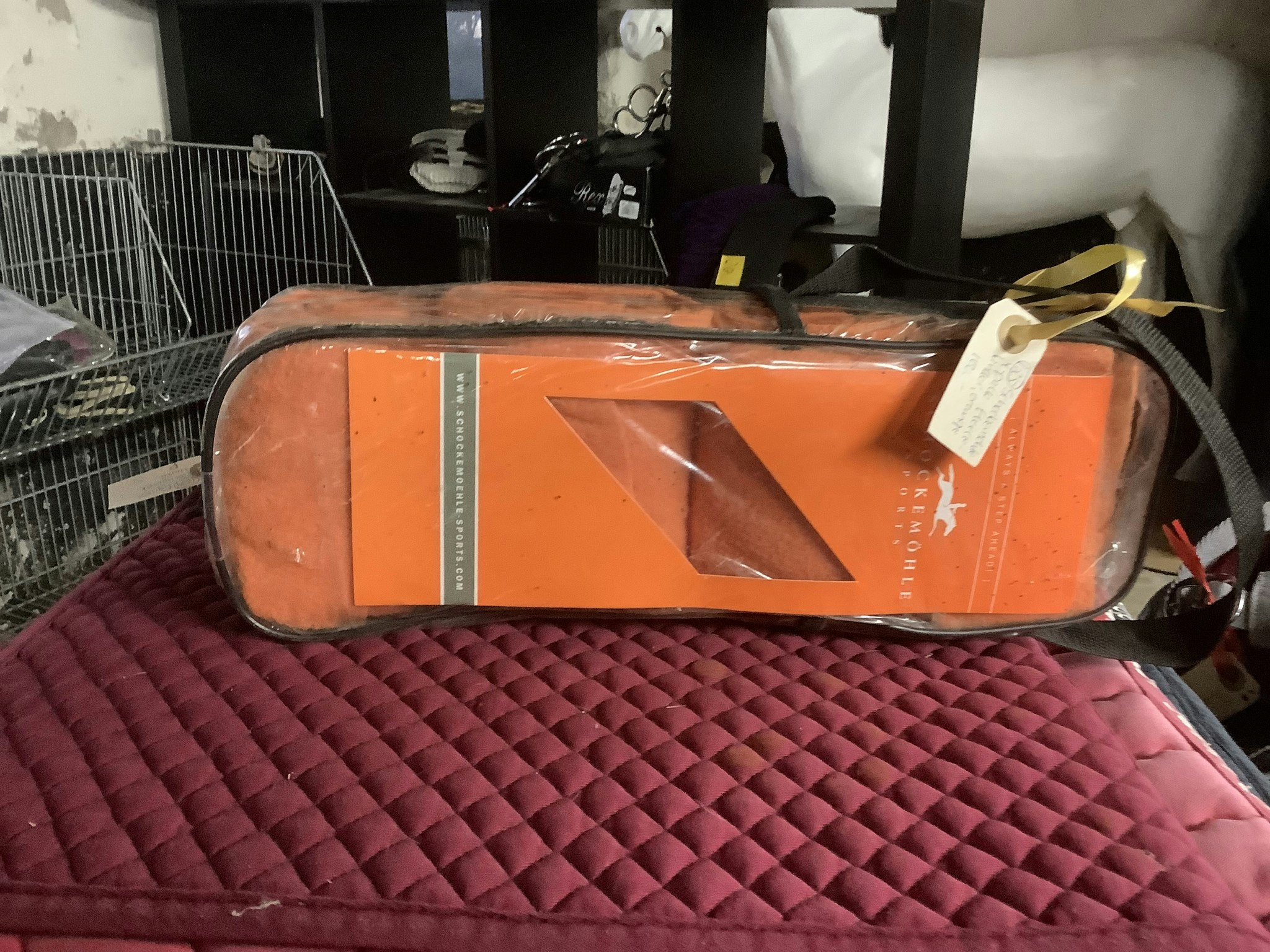 Schockemöhle,4-pack,fleecelindor,orange