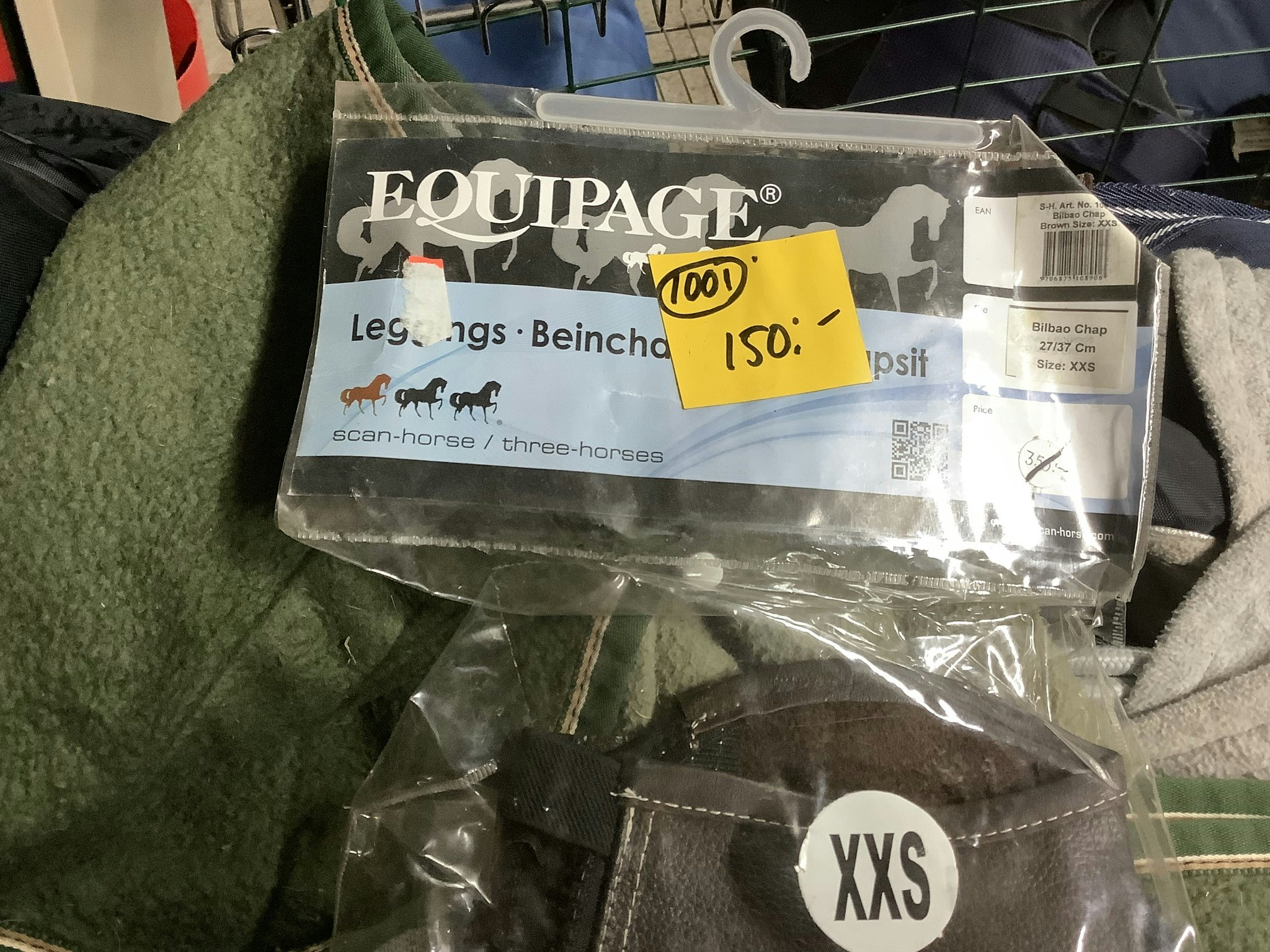 Equipage shortchaps,bruna, xxs,nya