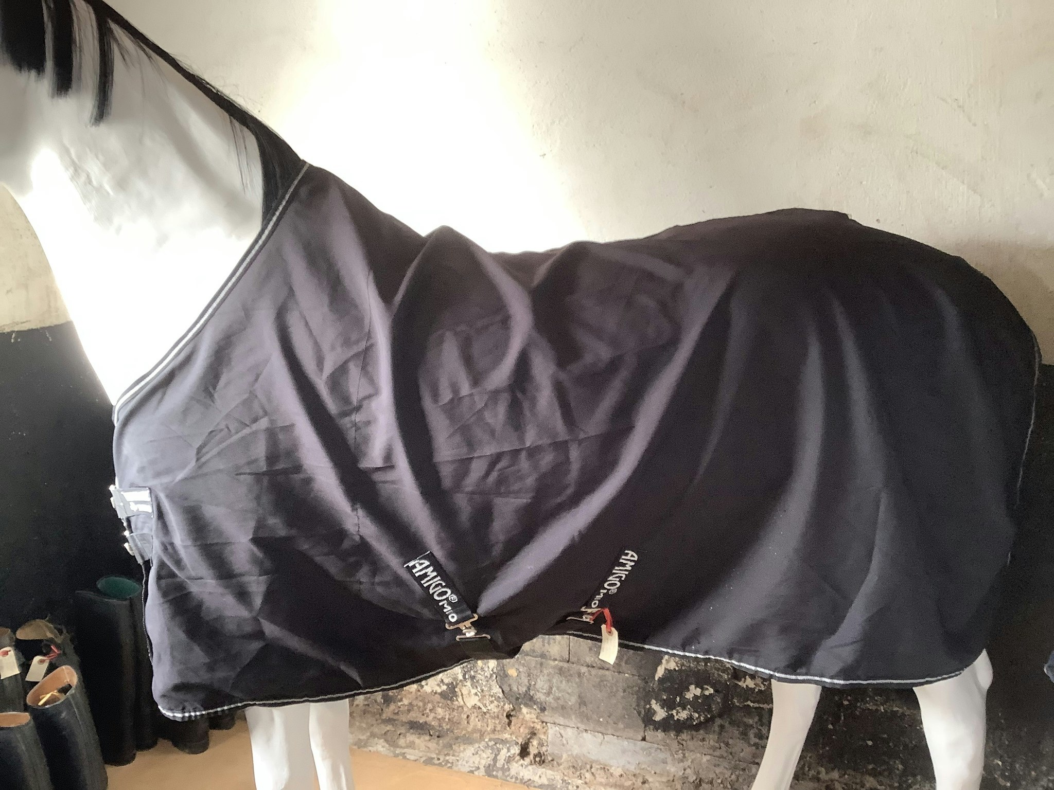 Amigo svart sommartäcke,130 cm,nyskick