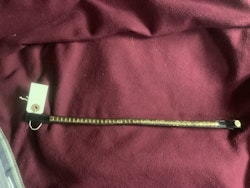 Mountain horse pannband,svart med guld klinkers,42 cm