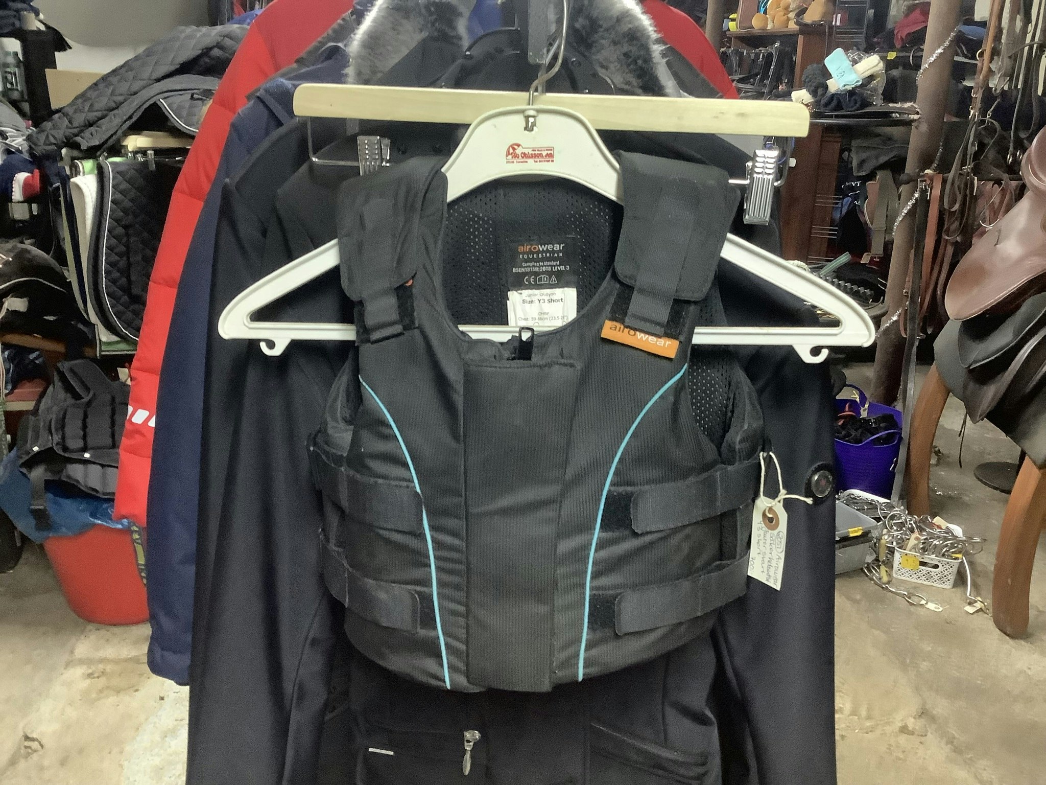 Airowear säkerhetsväst,junior,svart, Y3 short