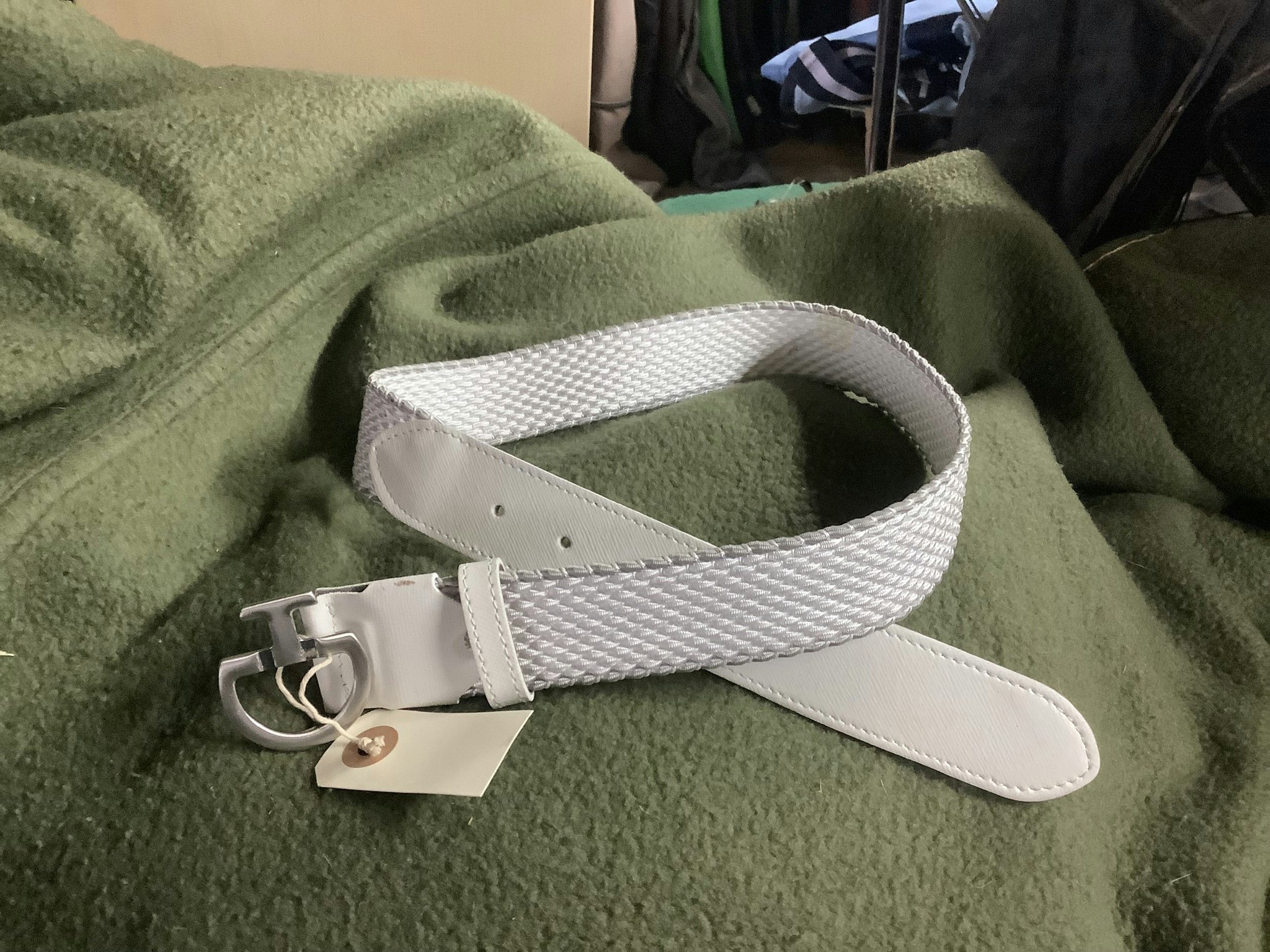 Cavalleri toscana,skärp,vitt stl s,nytt