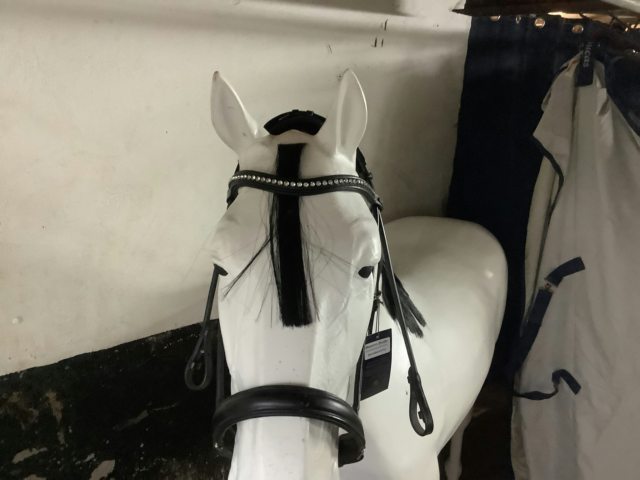 MH maestro bridle träns,svart,F,nytt