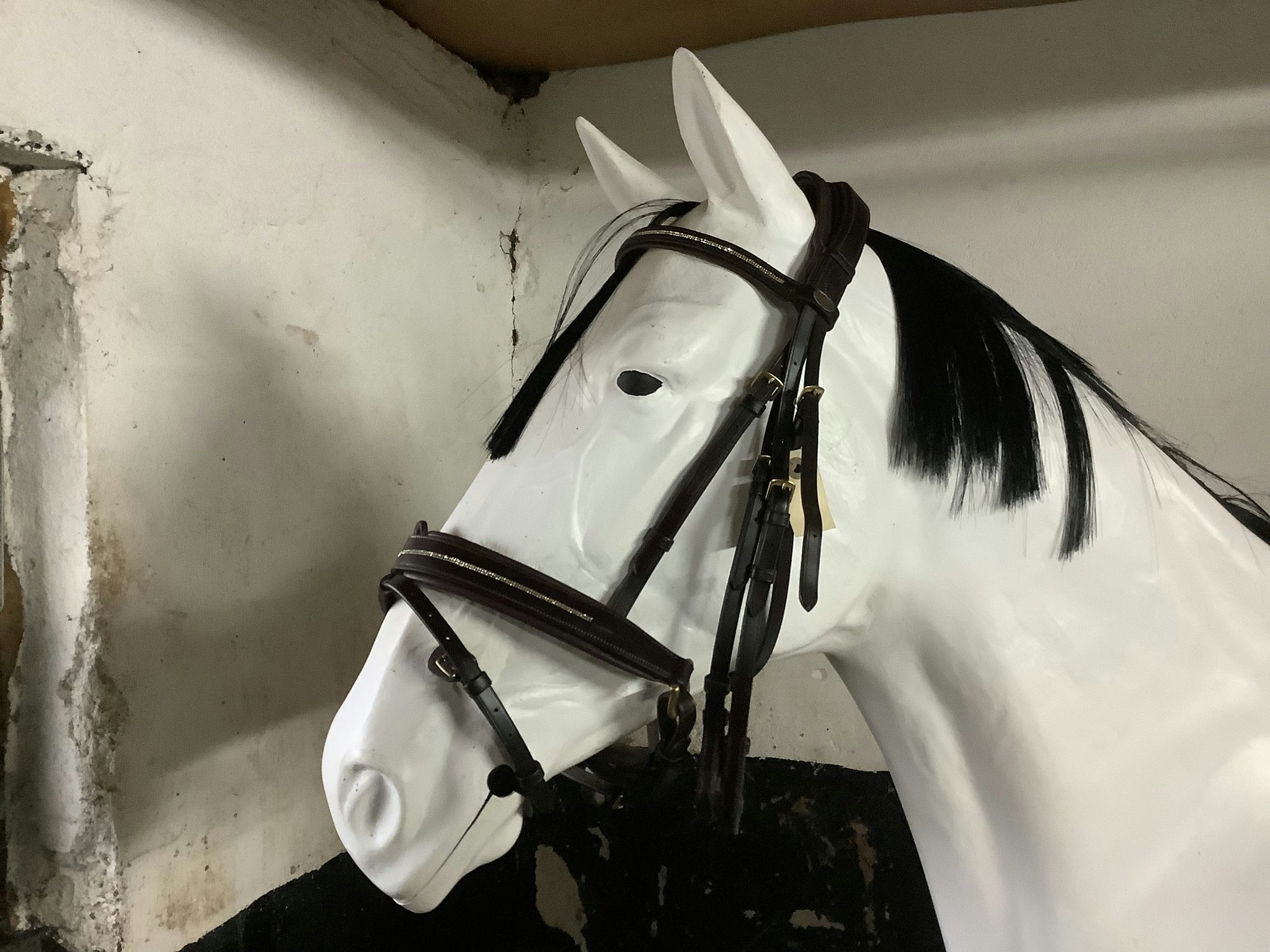 MH rubicon träns,dressyr,brun,F,nytt