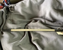 Pannband svart med glitter,nytt, 43 cm
