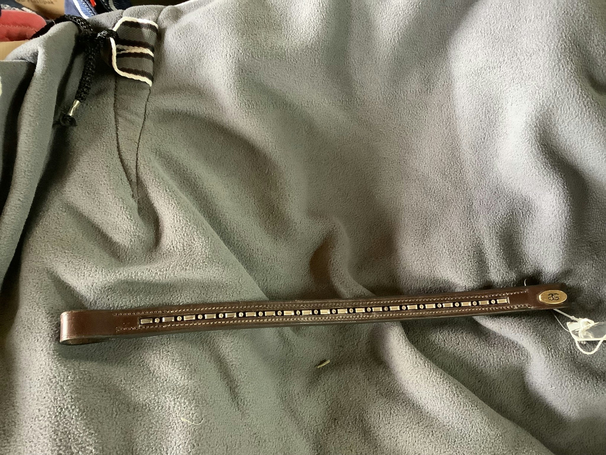 Glen gordon pannband, brunt, 34 cm nytt