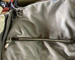 Pannband, svart med bling, 38 cm,nytt