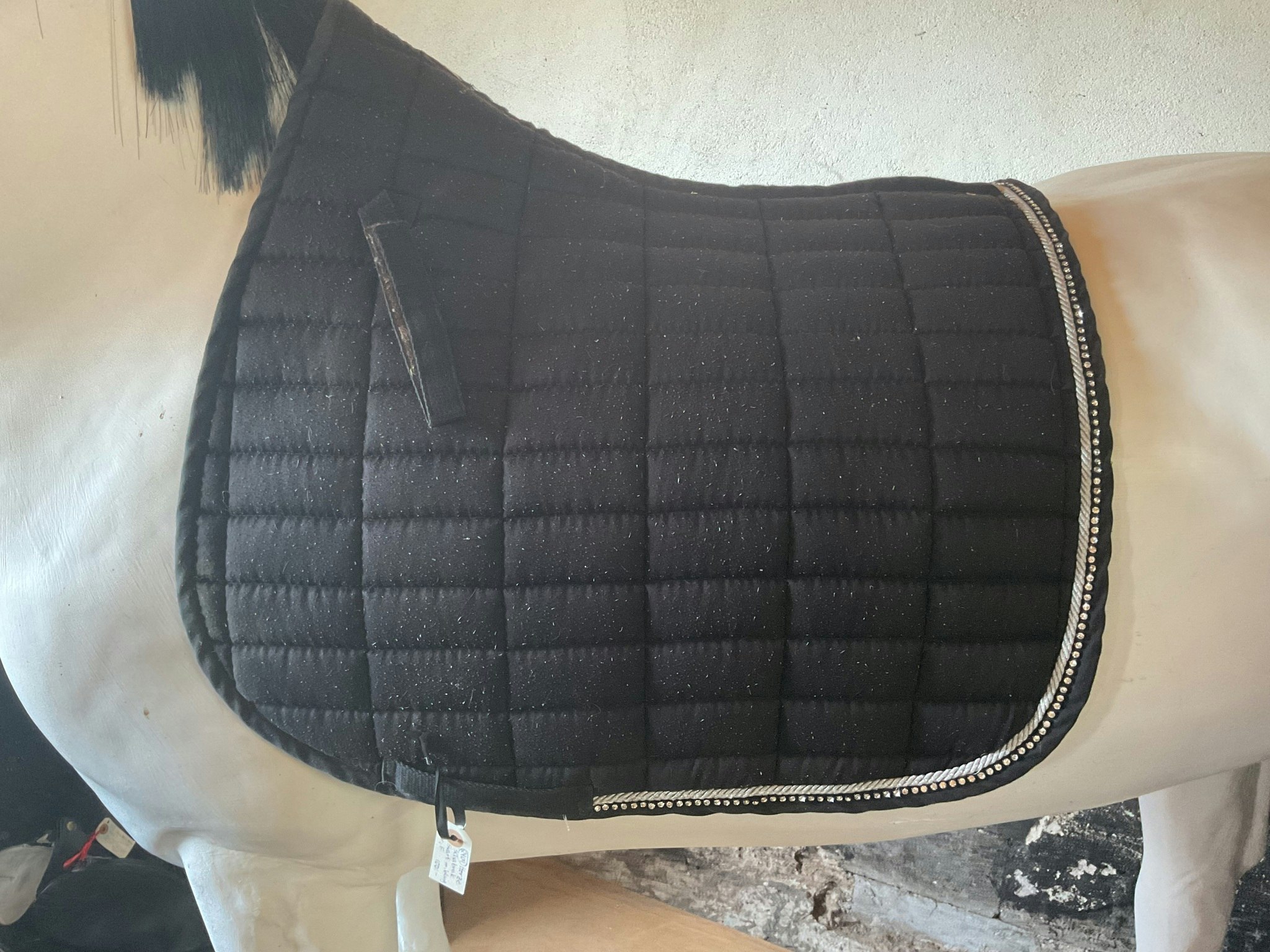 Horze schabrak svart med bling, dr, f