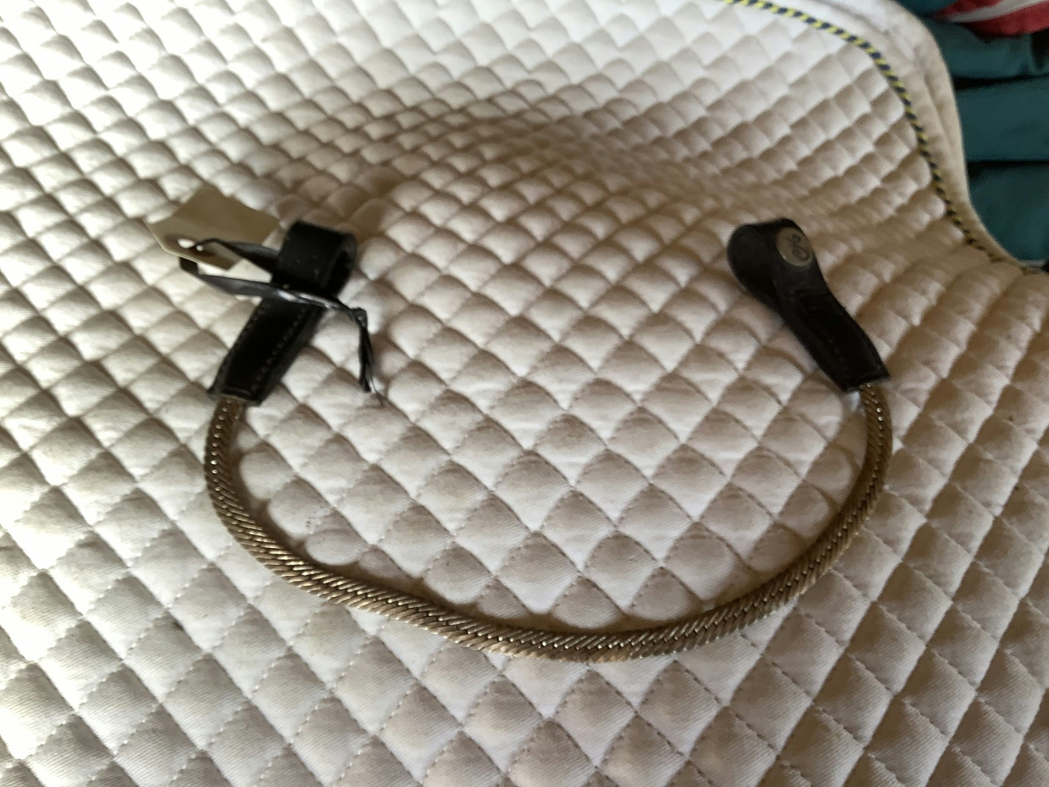 CH pannband svart med silver, 41 cm