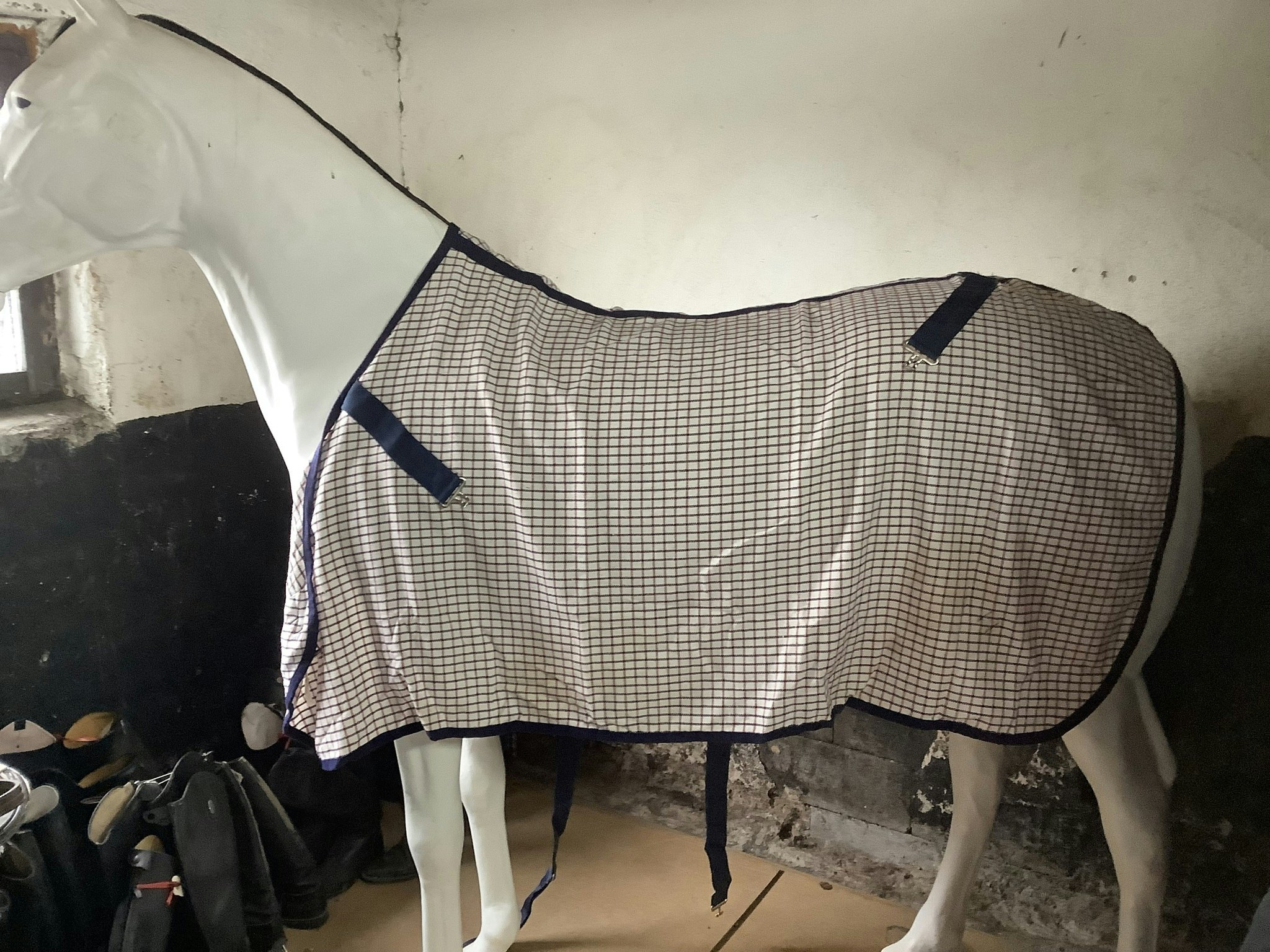 Winsta sommartäcke,rutigt 130 cm