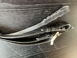 Tyglar läder,svarta,nya,f