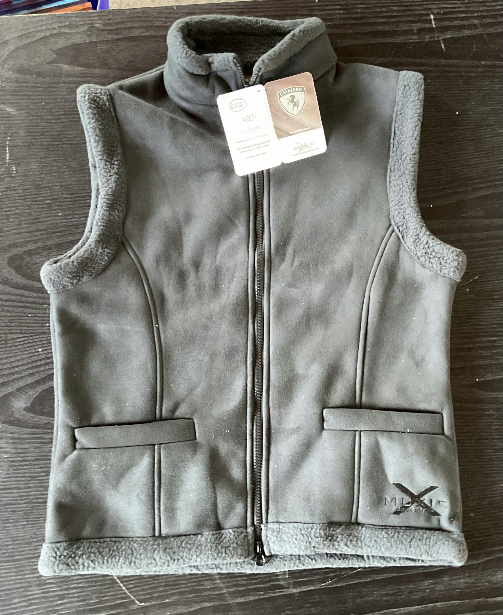 Moxie fodrad väst,grå,xs,ny