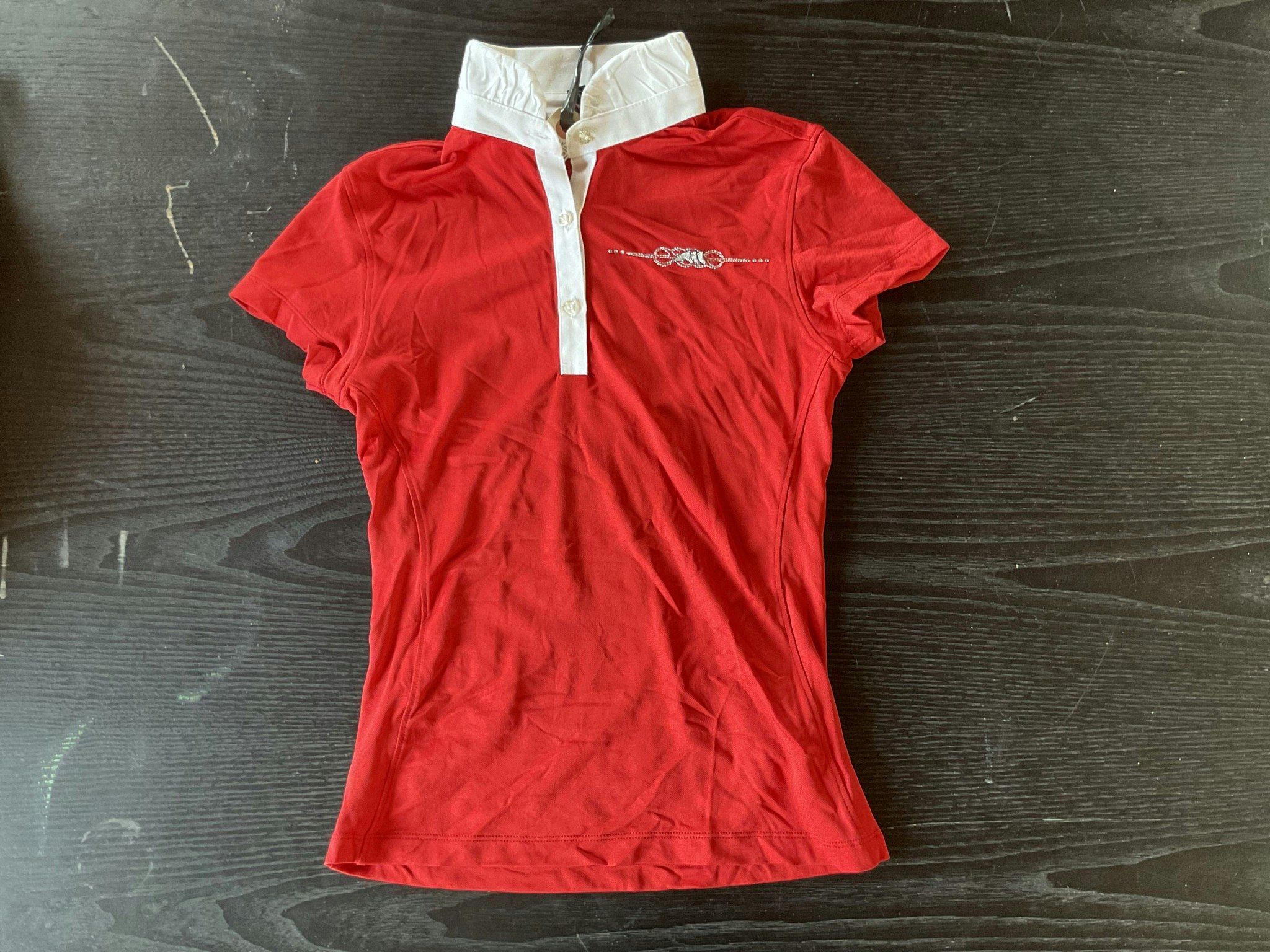 Equiline top,röd,38