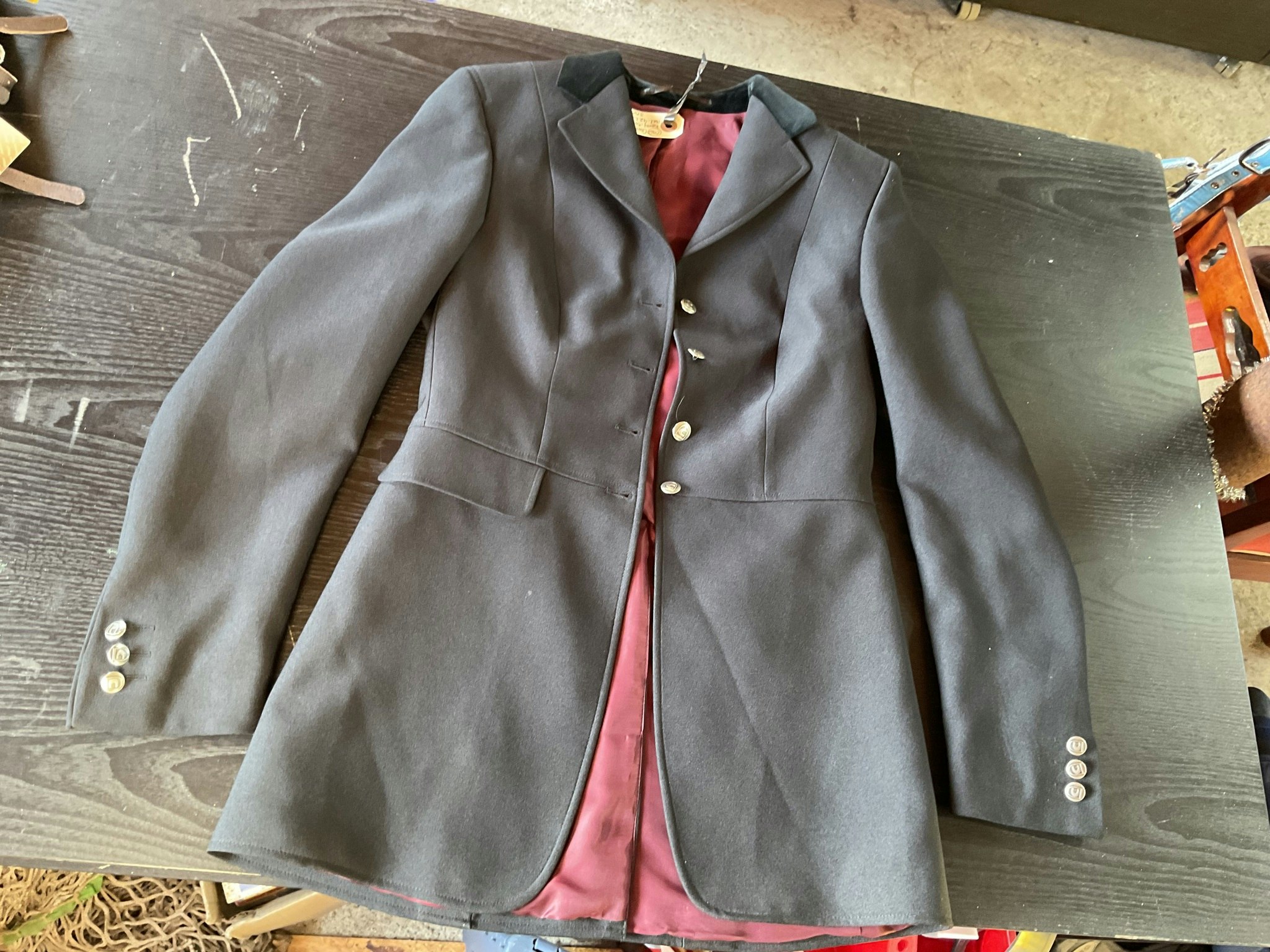 Cavallo kavaj,svart, ital 42 L