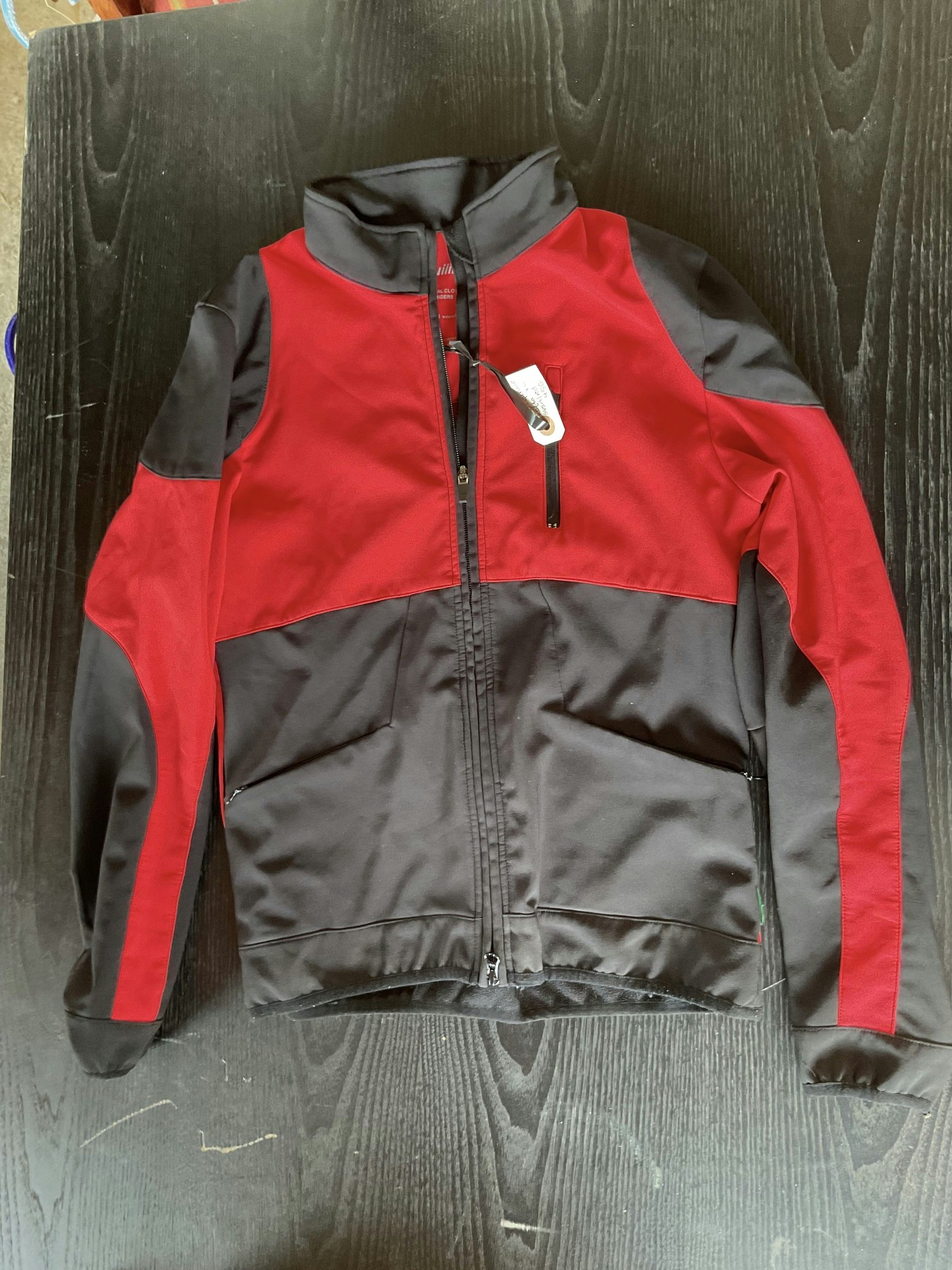 Equiline kofta,svart/röd,XL