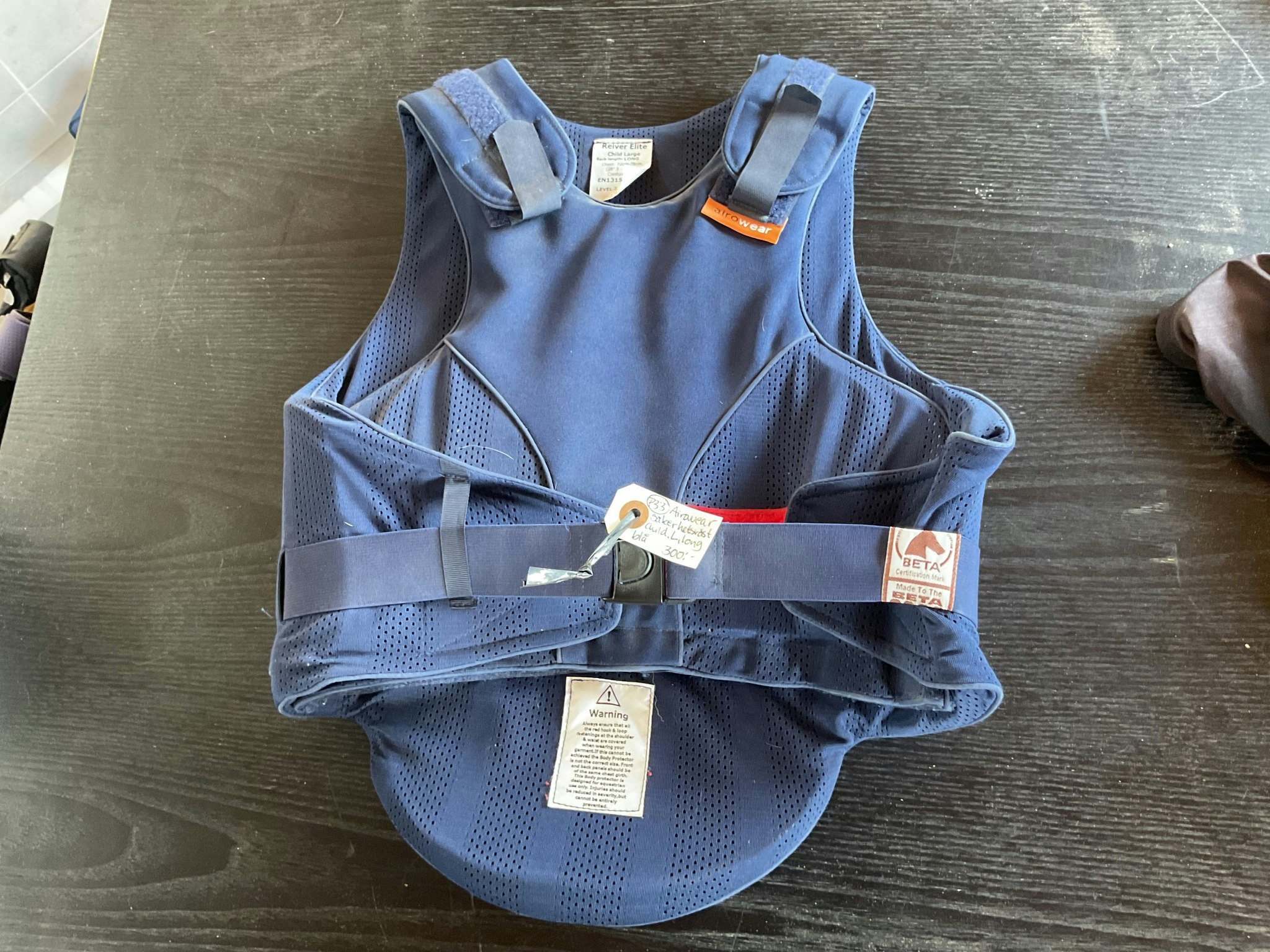 Airowear säkerhetsväst,child,L,long,blå