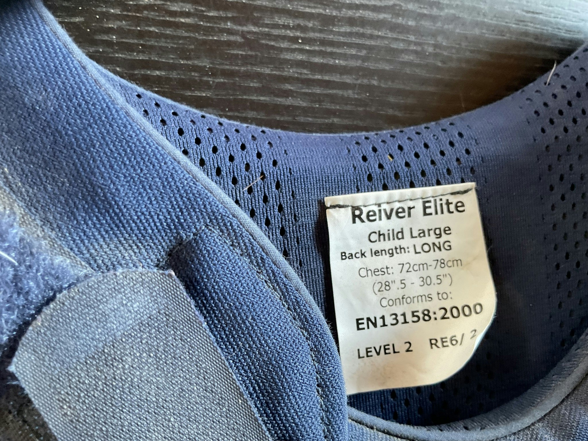 Airowear säkerhetsväst,child,L,long,blå