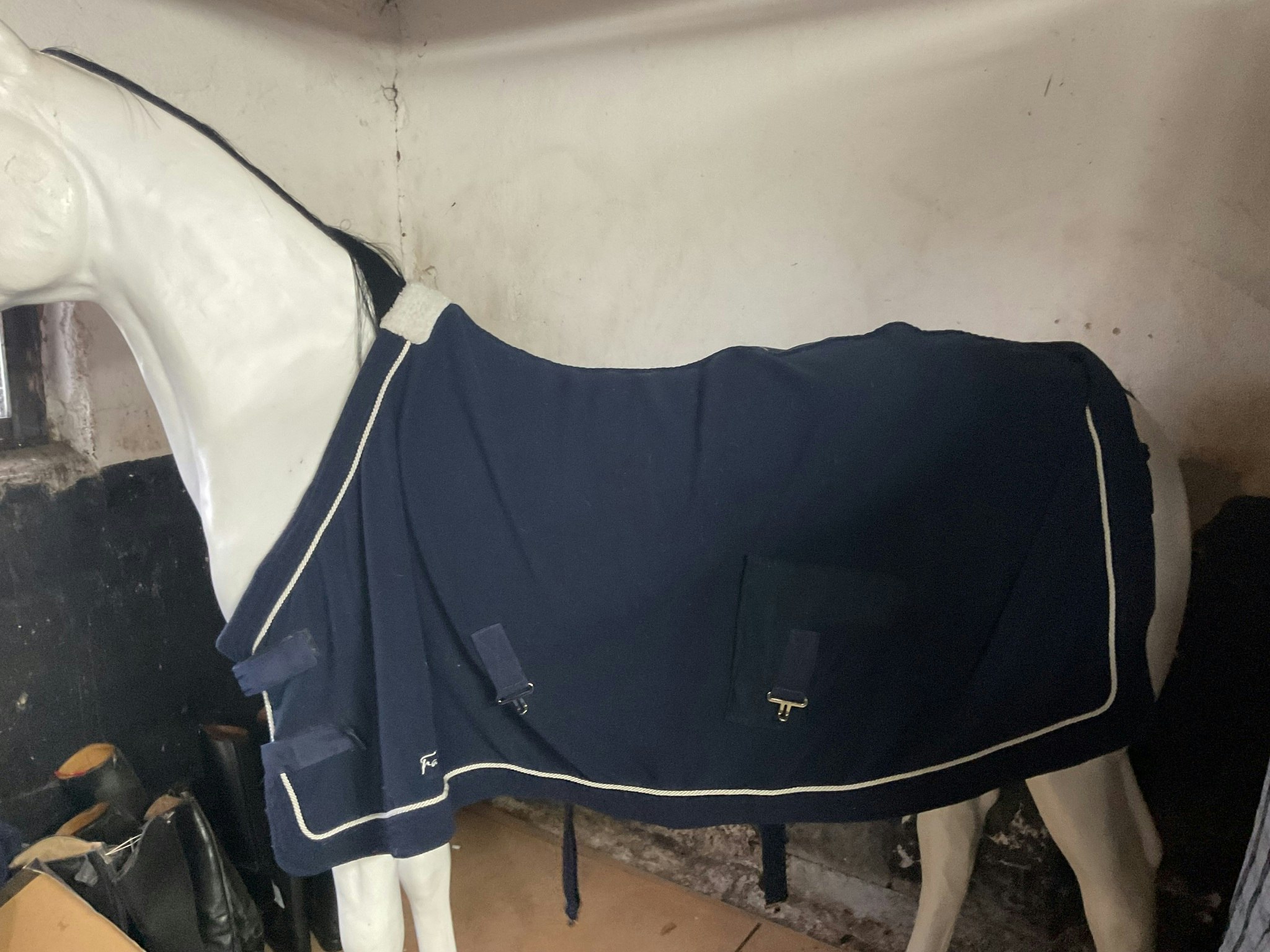 Fairfieod fleecetäcke blå,125 cm