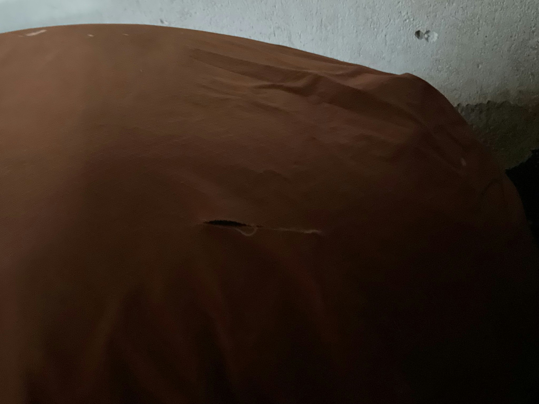Regntäcke,ca 100 gr, otvättat,135 cm, ngt hål