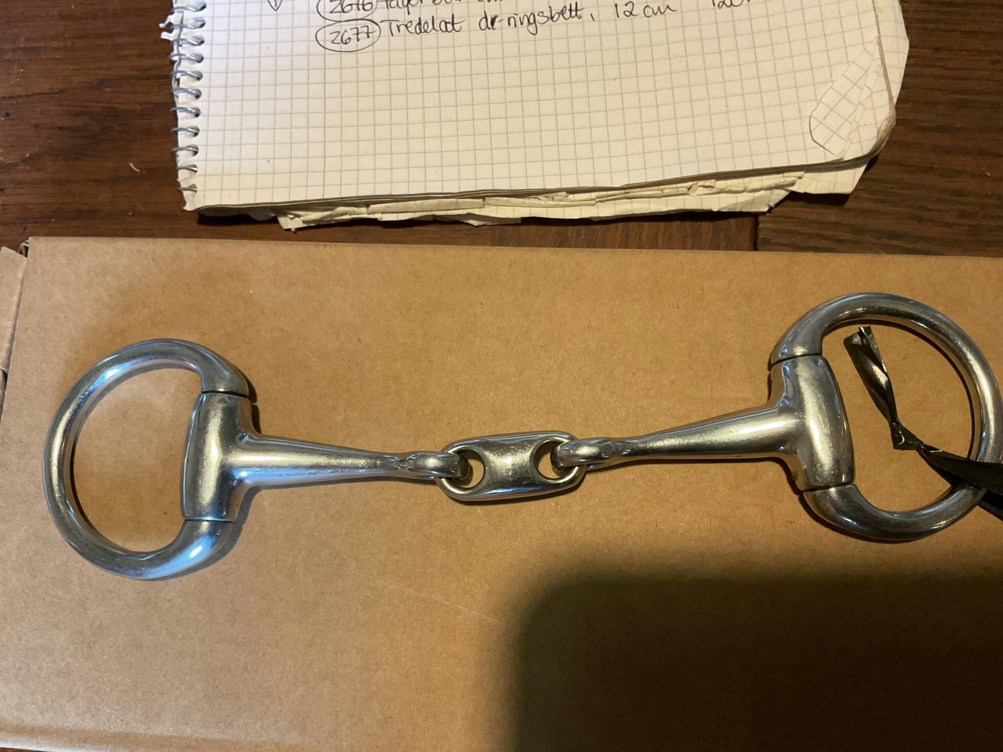 Tredelat d-ringsbett,12 cm