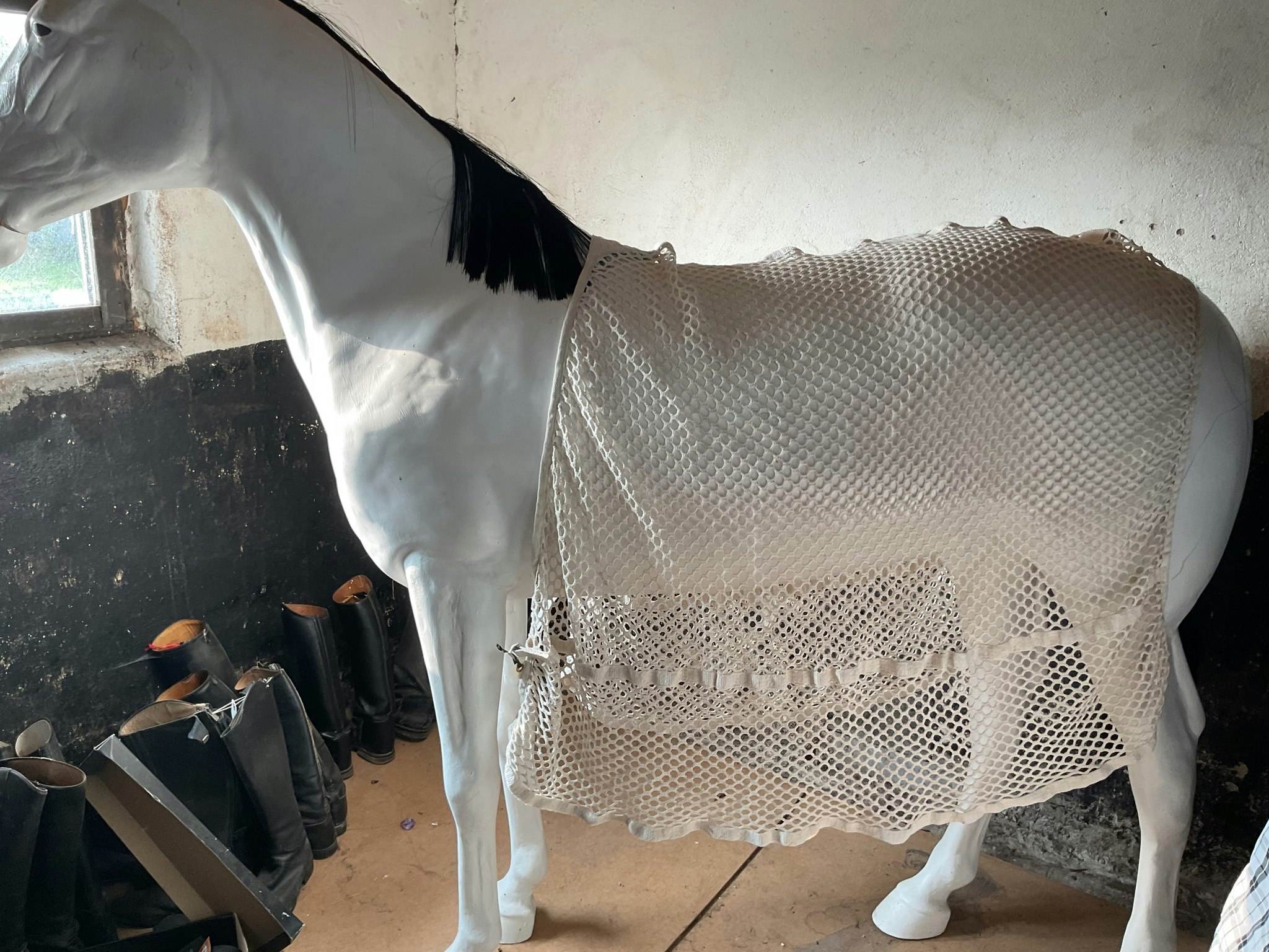 Svettäcke vitt 120 cm