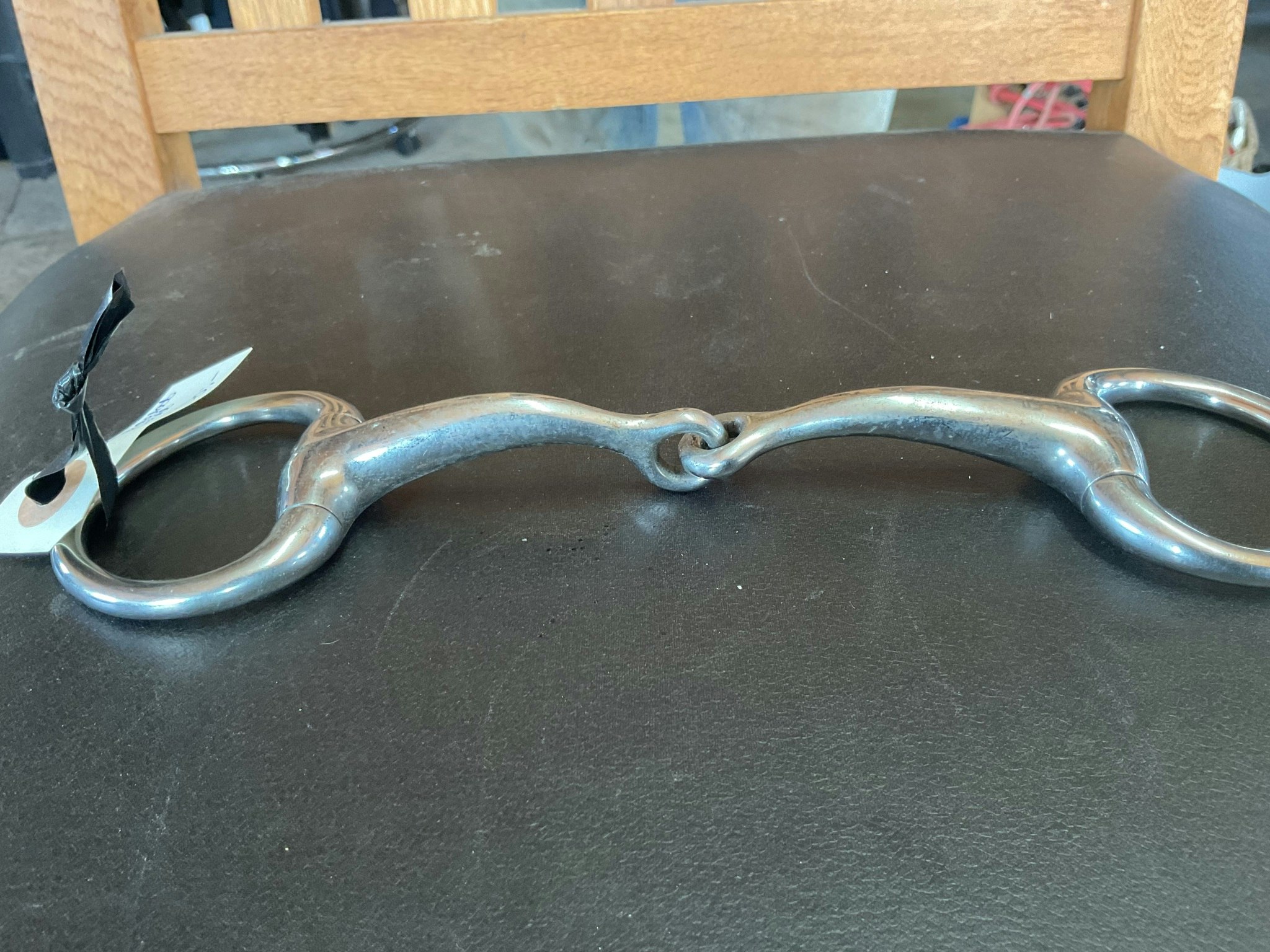 Tvådelar böjt bett 12,5 cm