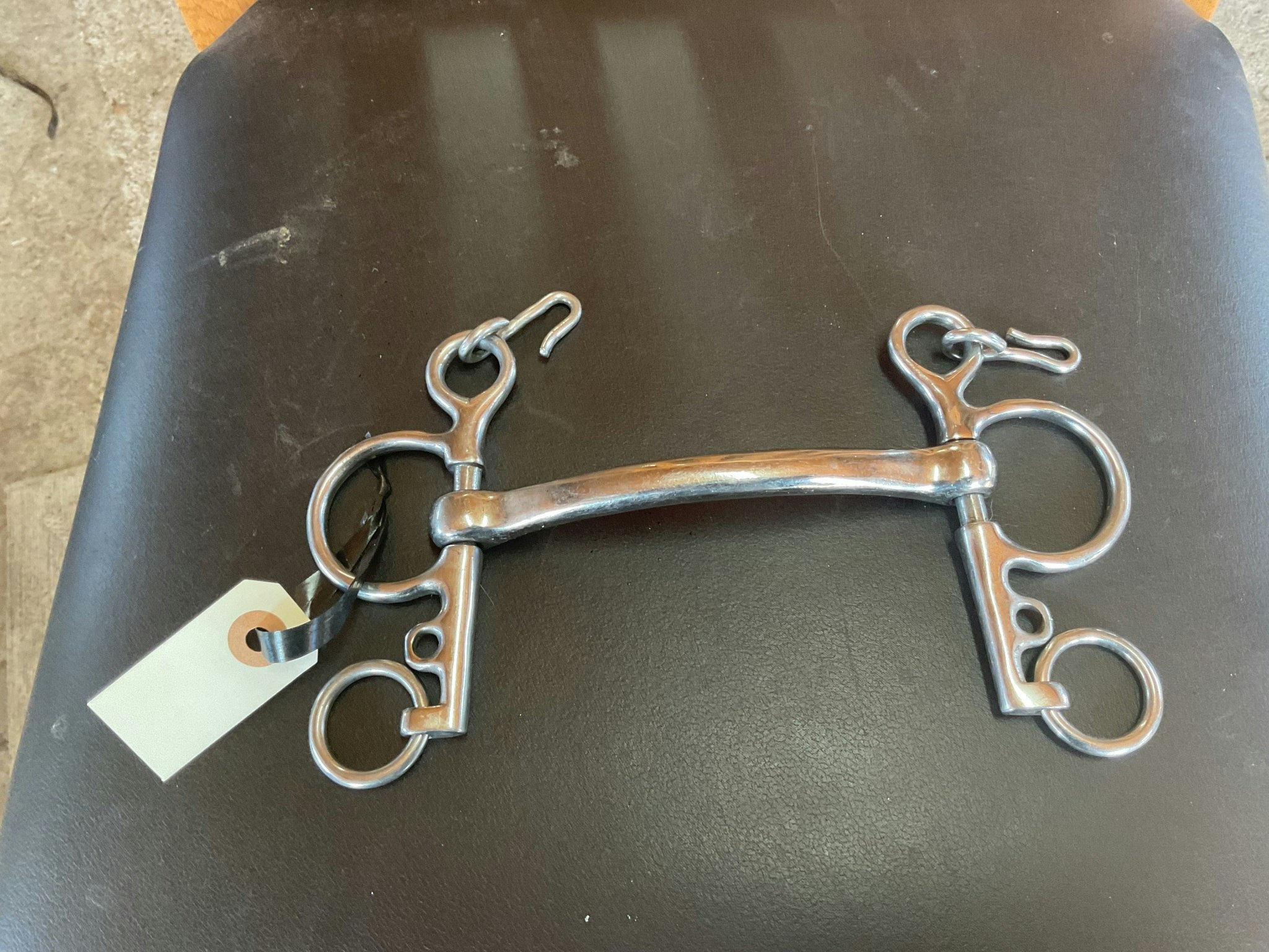 Pelhamsbett rakt med kedja 13 cm