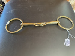 Tredelat guldfärgat bett 14,5 cm