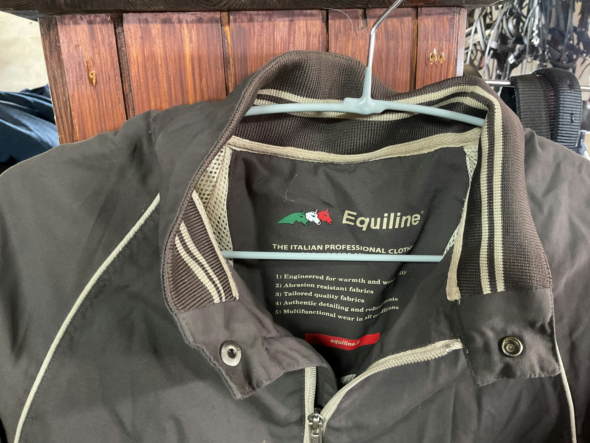 Equiline, jacka,brun,m