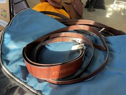 Eqviptus emendo wide, stigläder, brunt kalvskinn, 165 cm,ord.pris 1190:-