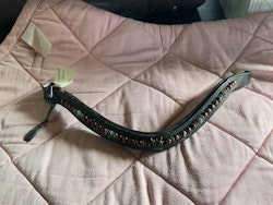 Pannband svart, 38 cm