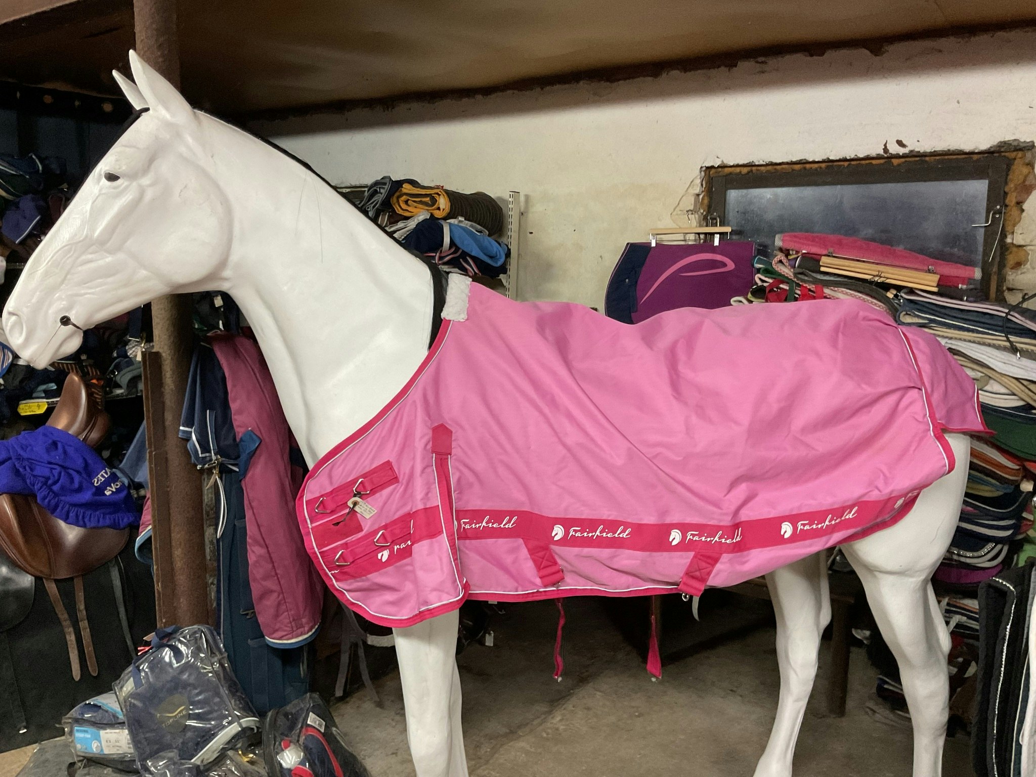 Fairfield täcke, ca 100 gr, rosa, 115 cm,nyskick