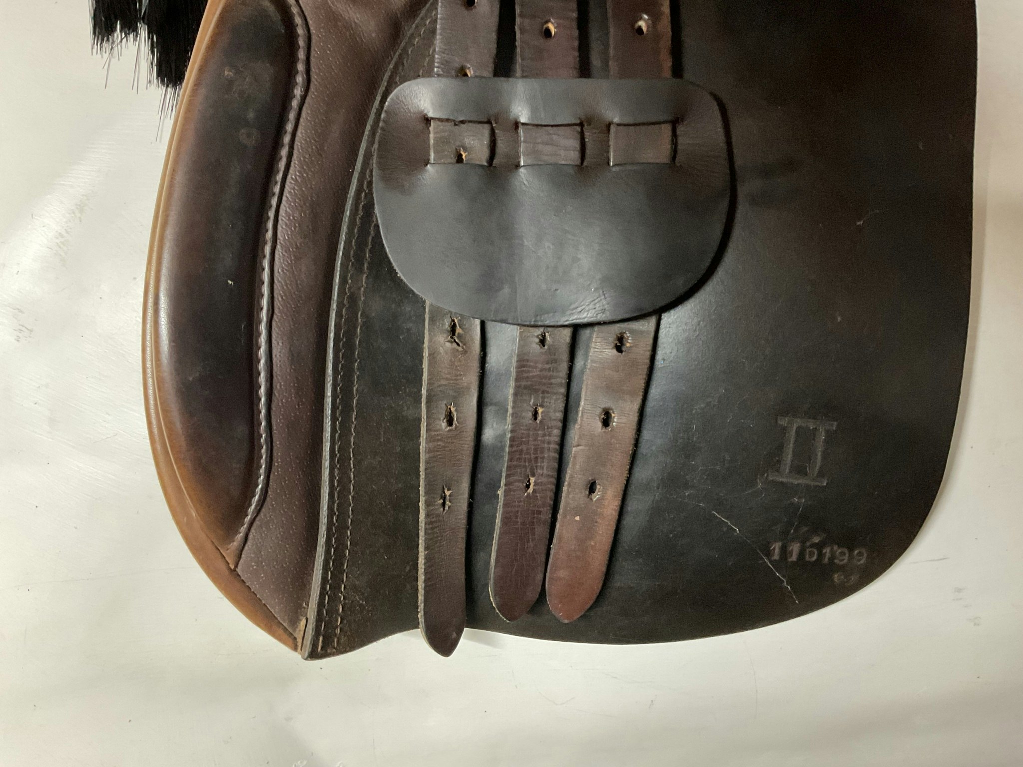 Jeffries dressyrsadel brun, n, 17”