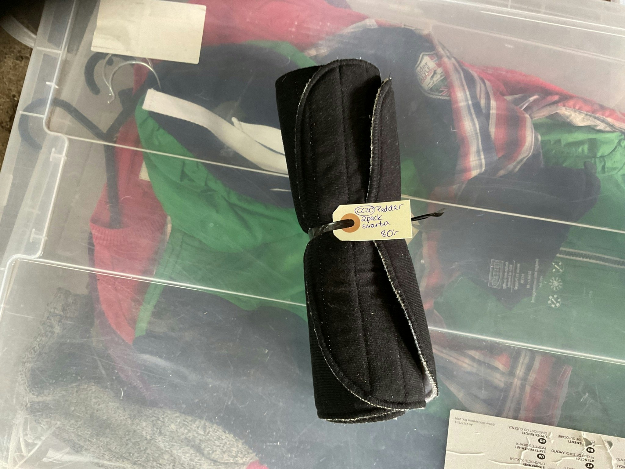 Paddar, 2-pack, svarta
