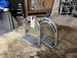 HkM stigbyglar med bling, 11,5 cm, gråa, nya