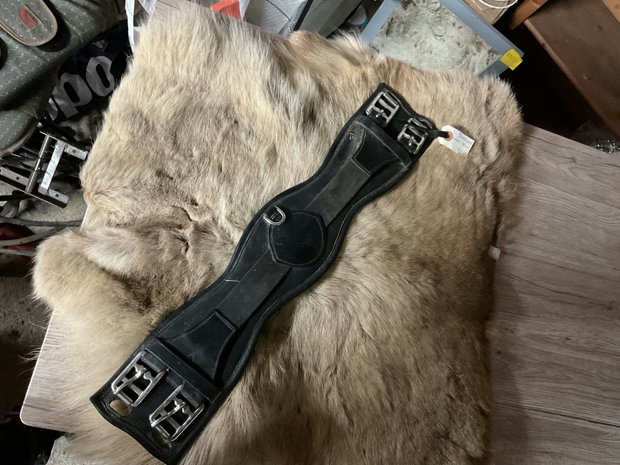 Sadelgjord svart, 50 cm
